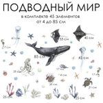 Стикеры ПОДВОДНЫЙ МИР