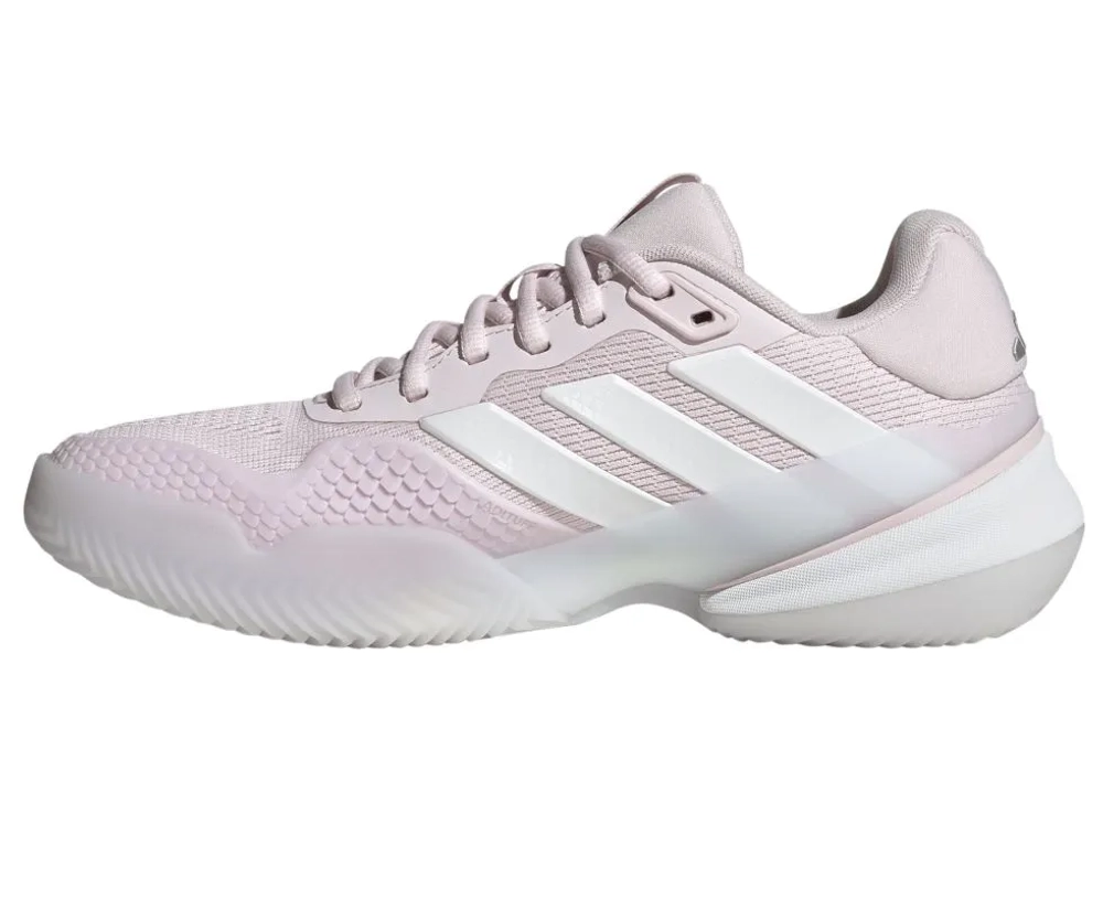 Женские Кроссовки теннисные Adidas Barricade 14 W Clay - cloud white/cloud white/distant pink