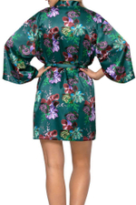 Халат Anastasia с длинным рукавом (Размер: S) (Цвет: зеленый)