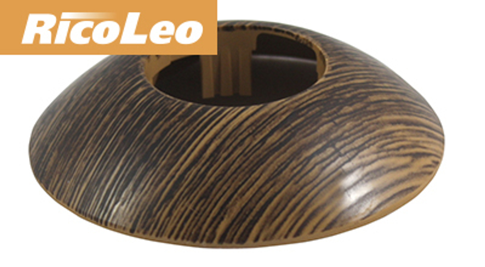 Розетта напольная ПВХ ГРЕЙС d16 2шт/уп 128 Дуб престиж