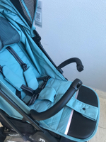 Коляска прогулочная Babalo 2024 Озёрный текстиль на черной раме