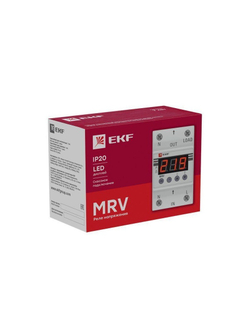 Реле напряжения с дисплеем MRV 40А PROxima EKF MRV-40A