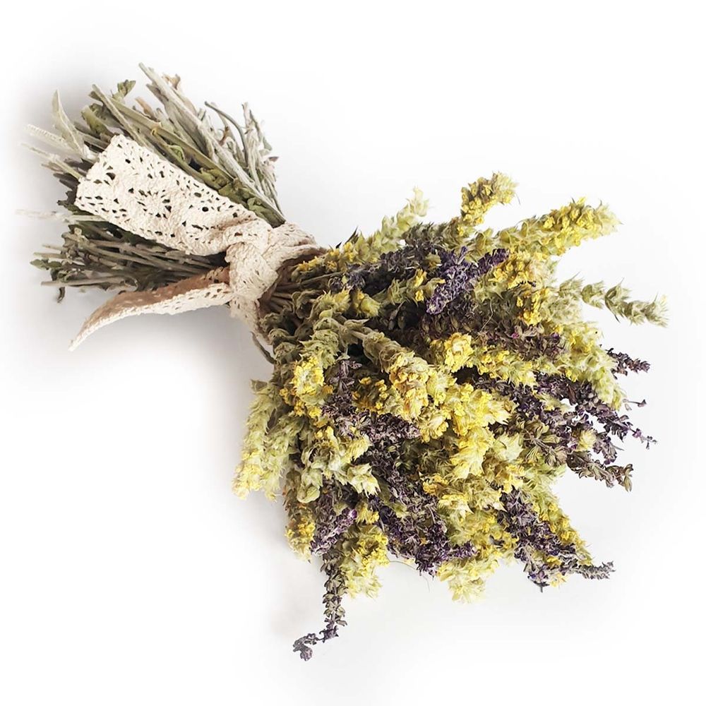 Букет сухоцветов Шалфей и Лимонник Букет сухоцветов Шалфей и Лимонник