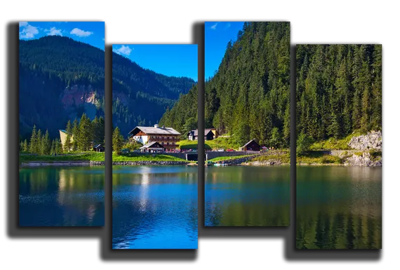 Модульная картина "Нерукотворная красота"