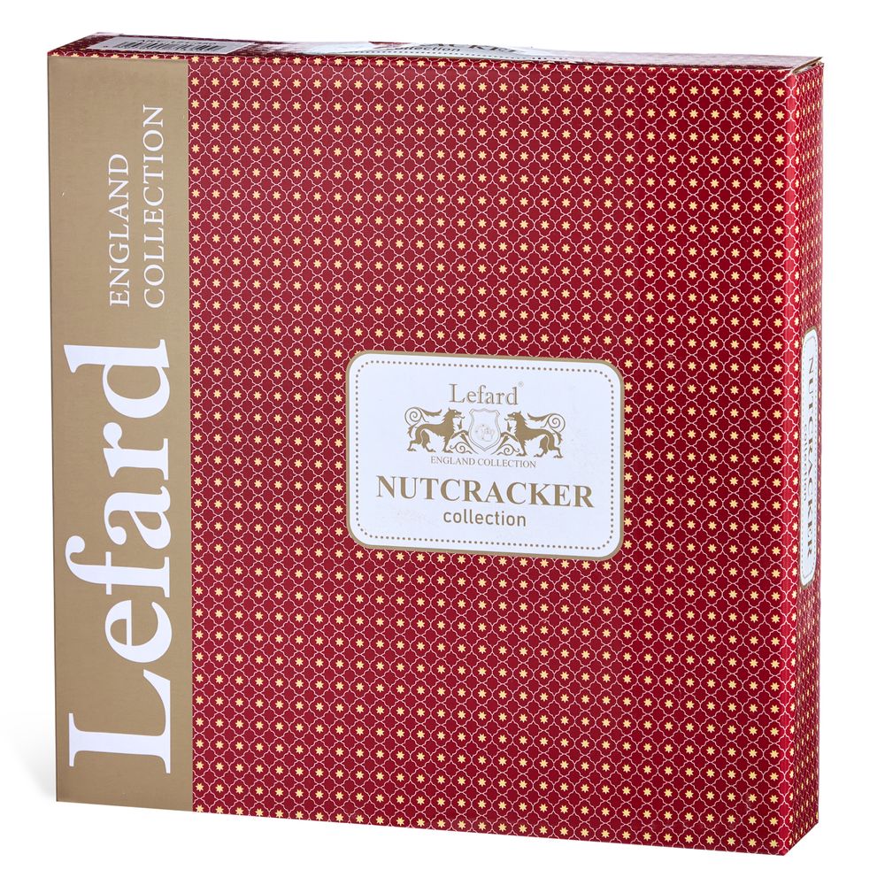НАБОР ФИГУРНЫХ ТАРЕЛОК ЗАКУСОЧНЫХ LEFARD "NUTCRACKER" 2 ШТ. 20,5*2 СМ (КОР=16НАБ.)