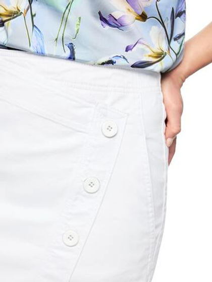 Marc Cain Юбка джинсовая с декоративным запахом