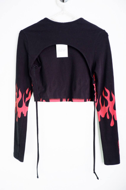 Футболка Твое с завязками, маркировка S, визуально на 44 размер