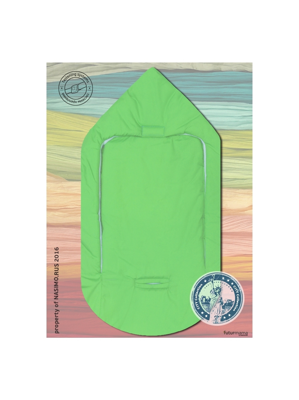 Конверт для автокресла Futurmama Lime