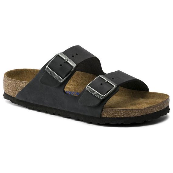 Мягкая стелька Birkenstock Arizona для ног Слипоны Черный Унисекс