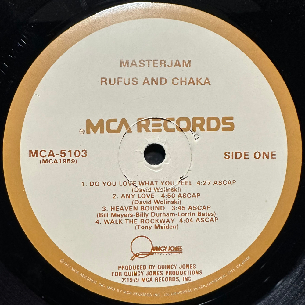 Rufus & Chaka - Masterjam (США 1979г.)