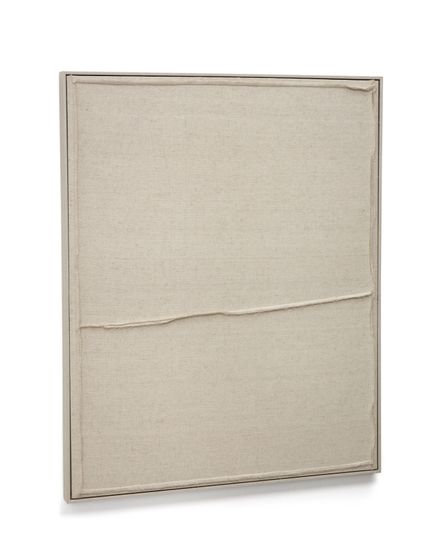 Maha Картина Белая с горизонтальной линией 82 х 102 см