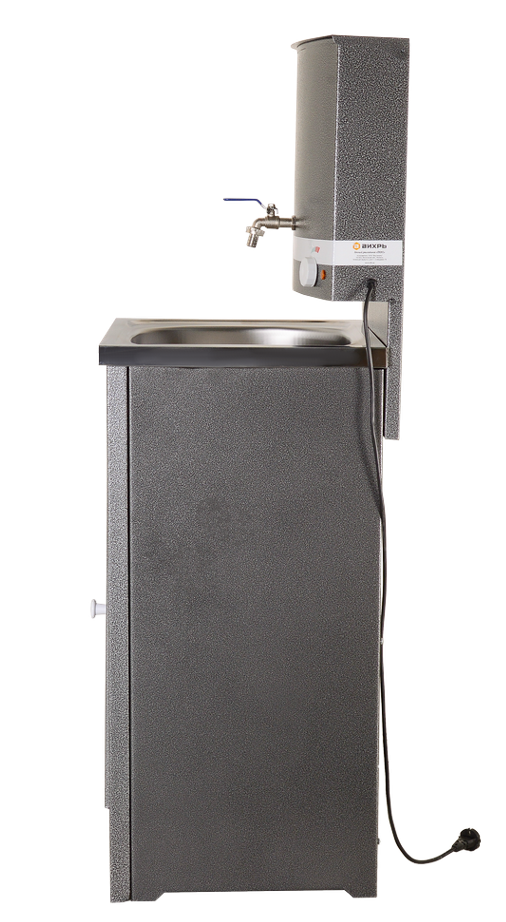 Умывальник дачный с подогревом "Люкс" ВИХРЬ, нержавейка, серебристый