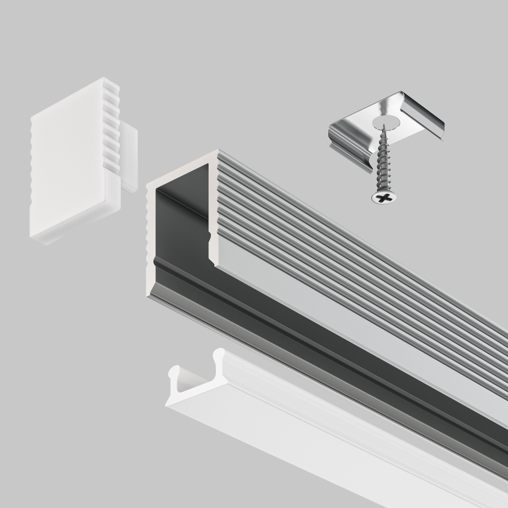 Профиль Led Strip ALM-0809-S-2M