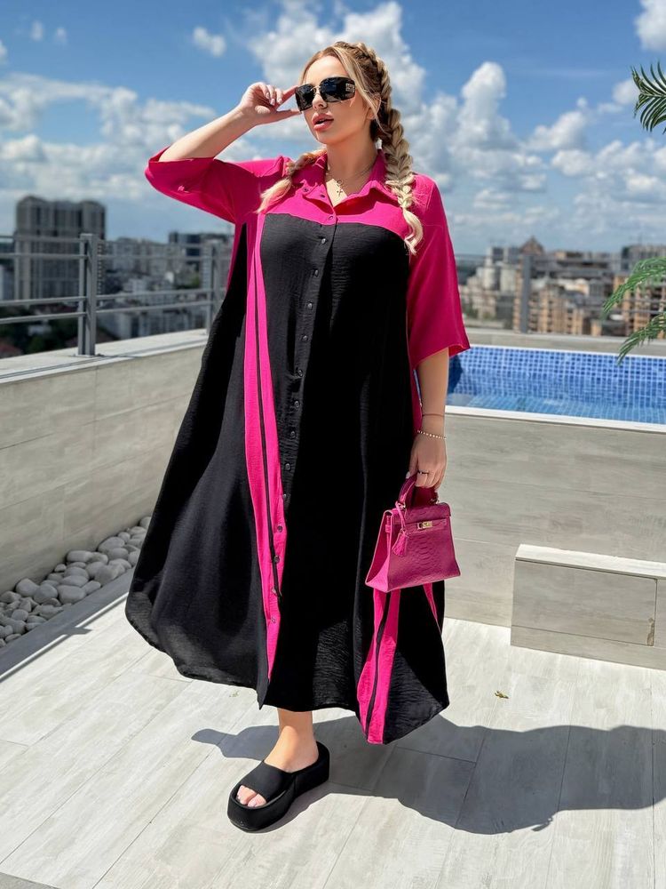 Платье-рубашка УК-2083-2 Фабрика Моды