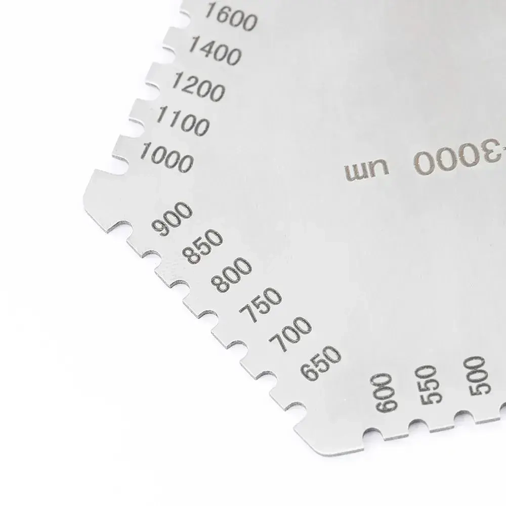 Толщиномер гребенка измерительная толщины мокрого слоя краски 25-3000 В футляре.