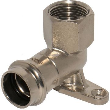 Водорозетка пресс Rommer 22x1/2" ВР с внутренней резьбой из нержавеющей стали (RSS-1011-002212)