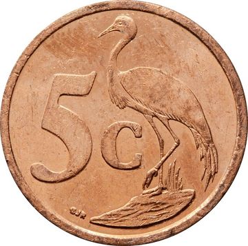 5 центов 2011 ЮАР