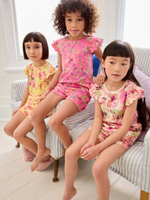 Пижама для девочки Next 604-291, 3 шт., Розовый, Светло-желтый