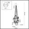 Подвесная люстра Odeon Light MUSSELS 5038/8