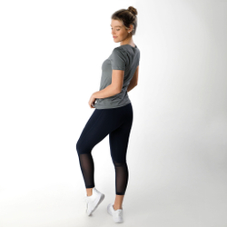 Женские теннисные брюки Nike Pro 365 Tight Women - Dark Blue, White