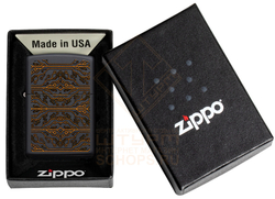 Зажигалка Zippo 49572 Circuit Pattern, Black Matte