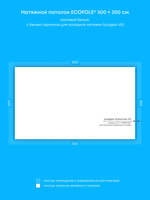 Натяжные потолки 3.7 м2, 15 м2