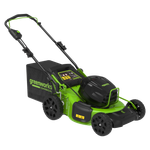 Аккумуляторная газонокосилка Greenworks GC82HPLM51, 82v, 51 см, (2518907UB), с аккумулятором 5 А·ч и зарядным устройством