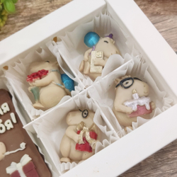 Набор "С днём рождения" с капибарами #2