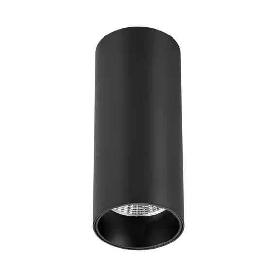 ST170.432.07 Светильник потолочный Черный LED 1*7W 3000K 560Lm Ra>90 60° IP20 D52xH125 220-240VV Накладные светильники