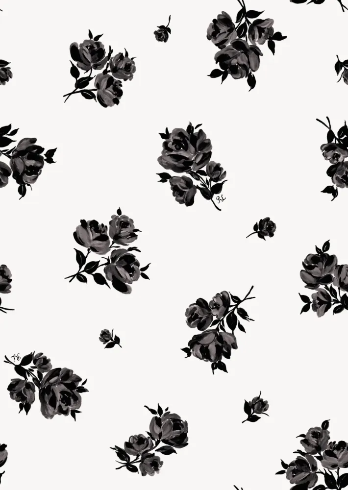 Lydia, чокер с розой из молочного шифона с цветочным принтом и бархатной ленты, регулируемый