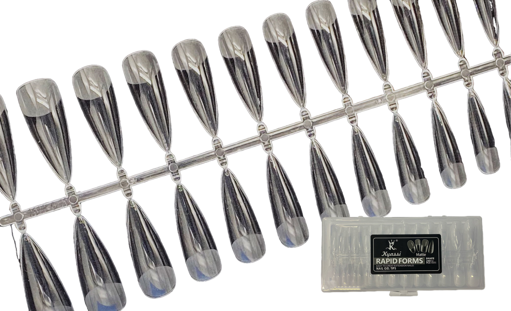Типсы KYASSI гелевые 240шт RAPID FORMS 5В1