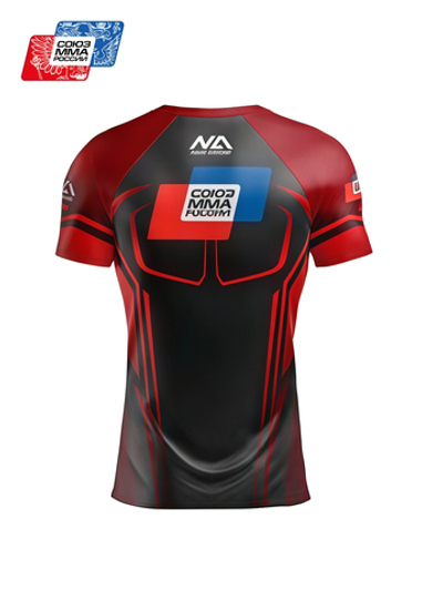 Рашгард NEW ARMOR СОЮЗ ММА детский красный