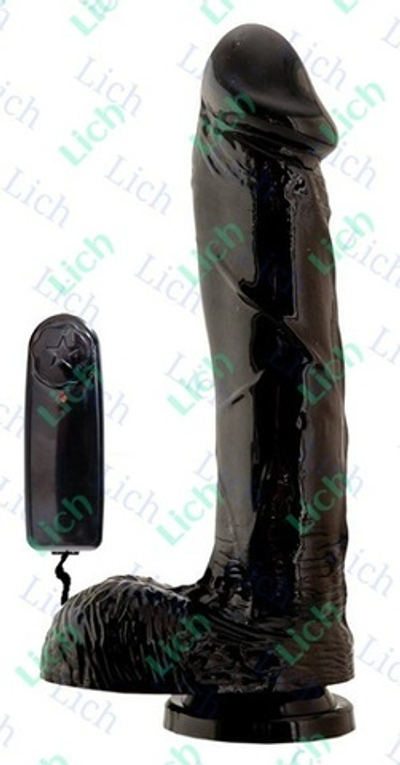 Мультискоростной вибратор с присоской-фиксатором