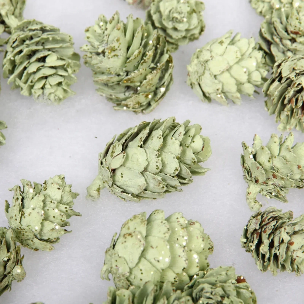 Композиция для декора «Лесное удовольствие» 11*11*14 см (150 гр), зелёный