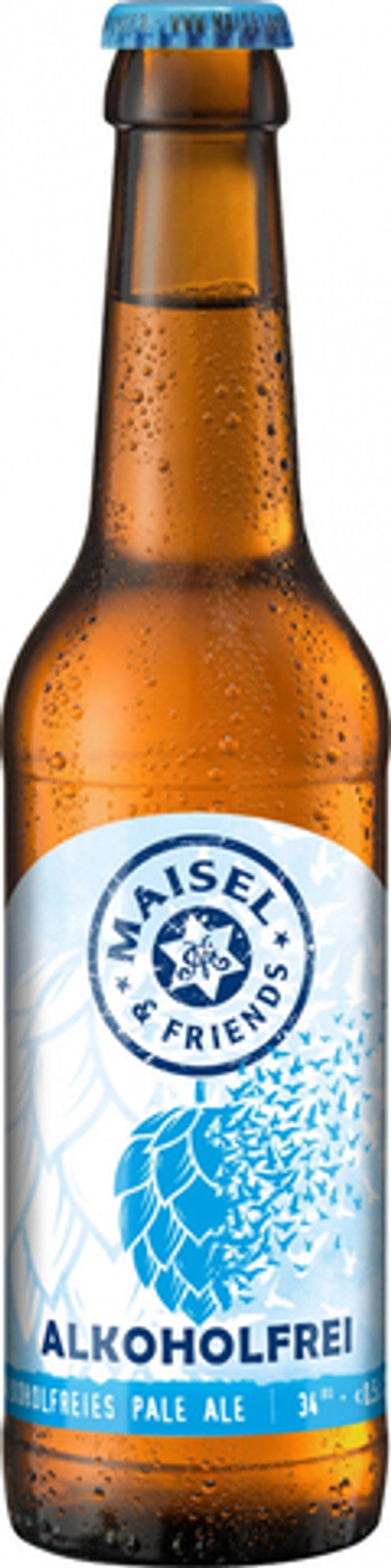 Пиво Майзель & Френдс Безалкогольное / Maisel & Friends Alkoholfrei 0.33 - стекло