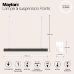 Подвесной светильник Technical P050PL-L40B4K