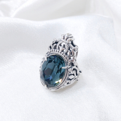 "Гримальди Aurora" кольцо в серебряном покрытии из коллекции "Пале-Рояль" от Jenavi