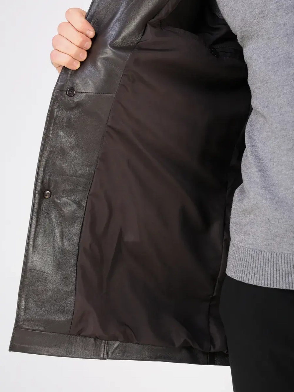 Кожаная куртка демисезонная блейзер пиджак