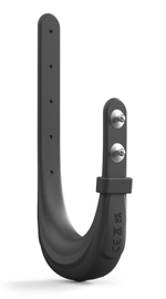 Черное эрекционное виброкольцо Fit Vibe Ring (Цвет: черный)