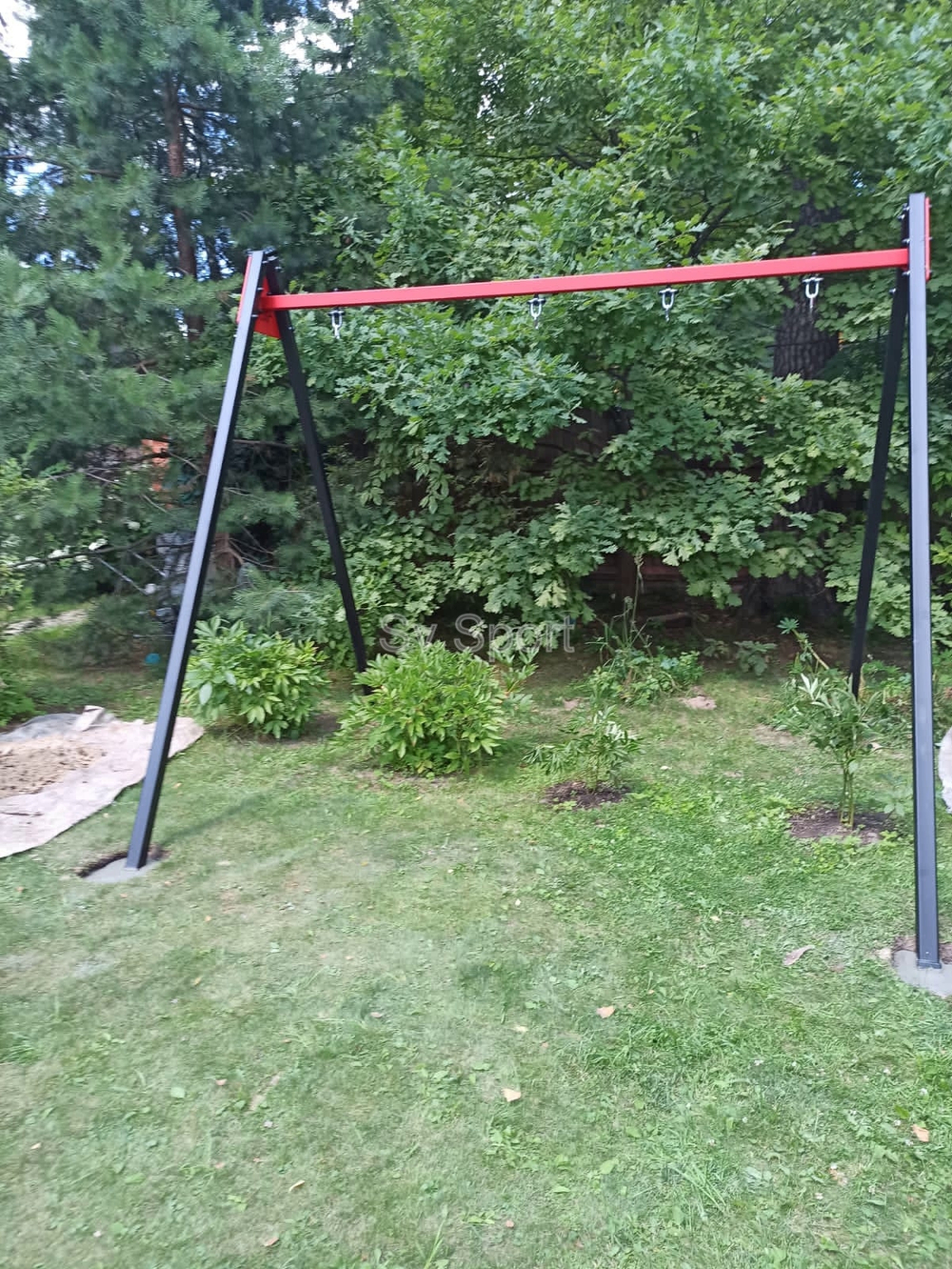 Монтаж уличных качелей Sv Sport