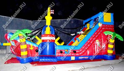 Надувной корабль "Приключения пиратов"