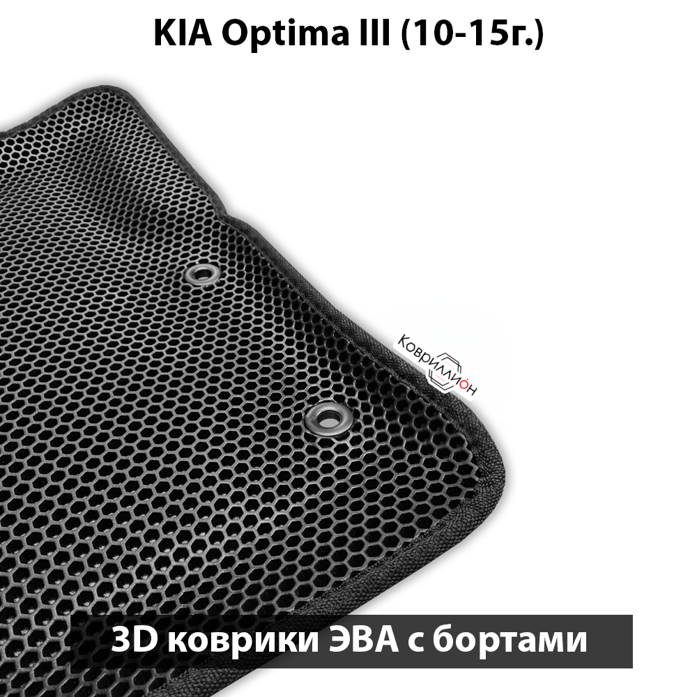 Автомобильные коврики ЭВА с бортами для KIA Optima III (10-15г.)