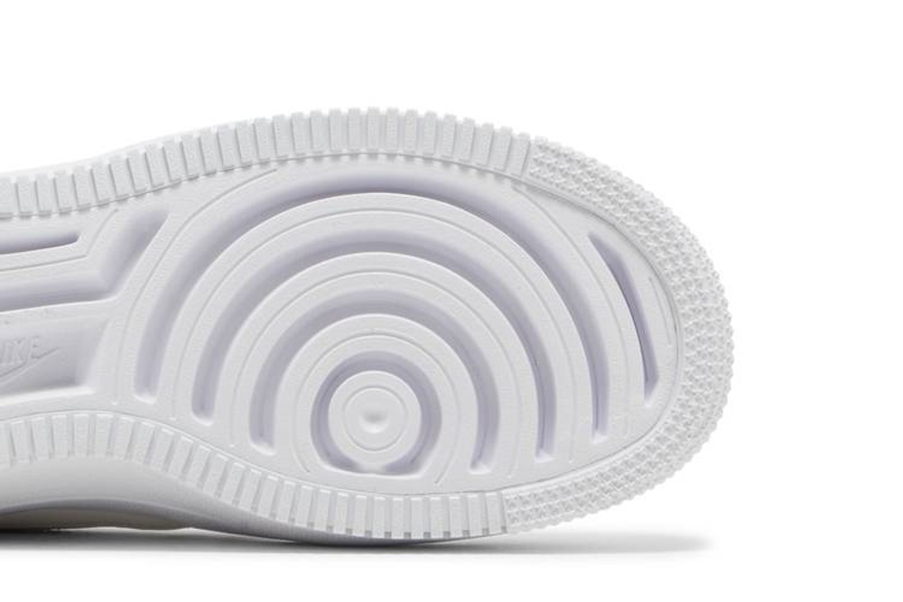 Кроссовки Nike Air Force 1 Plt.Af.Orm "Triple White" (Женская размерная сетка)
