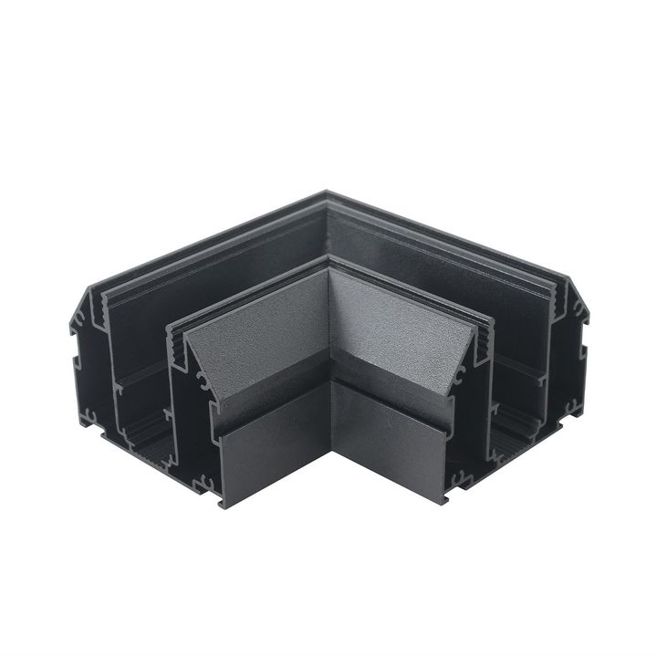 Угол соединительный для встраиваемого магнитного трека для натяжного потолка Crystal Lux Space CLT 0.233 01 BL