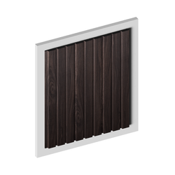 Стеновая панель HiWood декорированная, 270x12 см