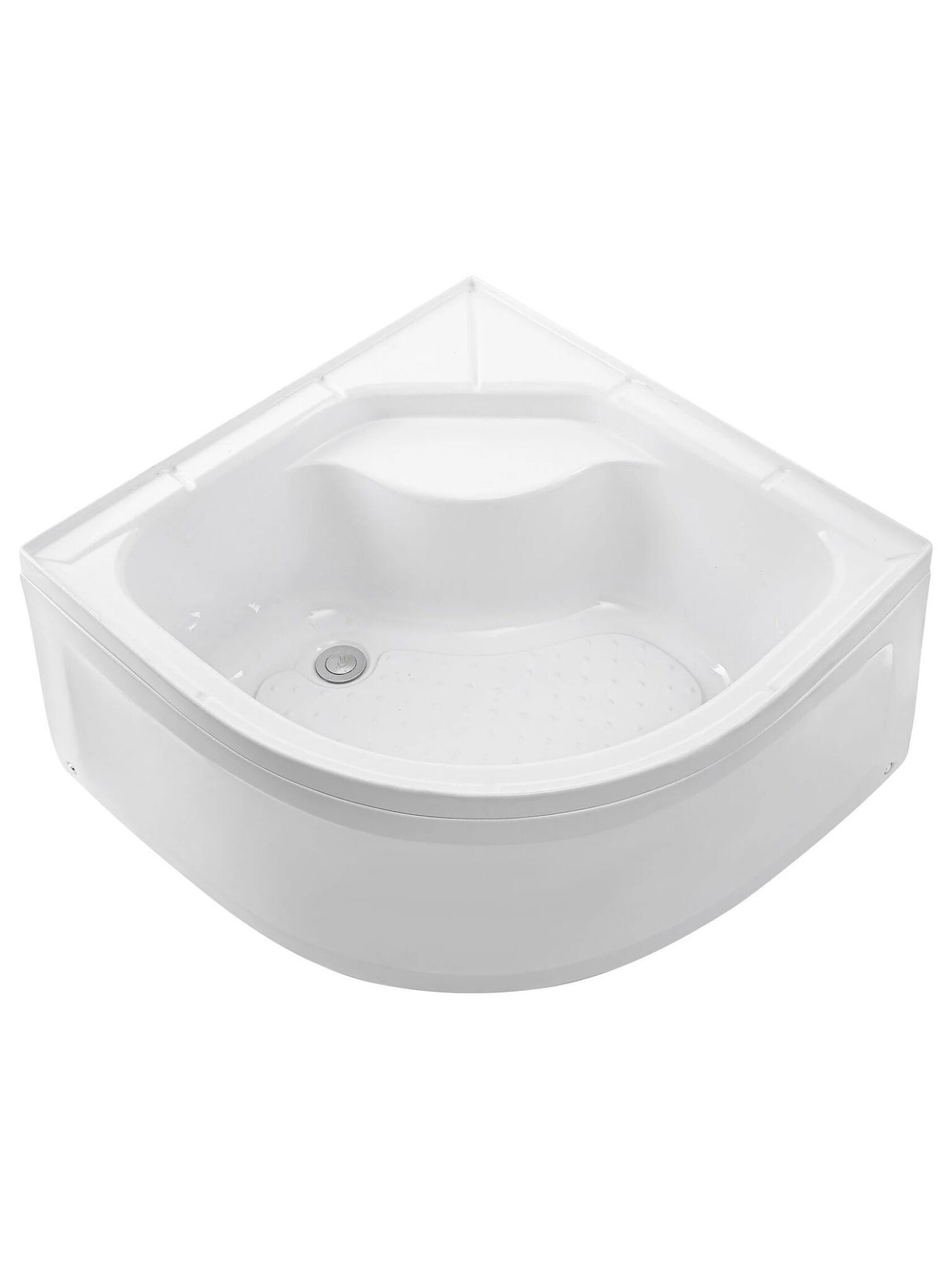 Душевая кабина RIVER  TEMZA 100/44 MT 100х100 см,  матовое стекло, поддон высокий, гидромассаж, радио