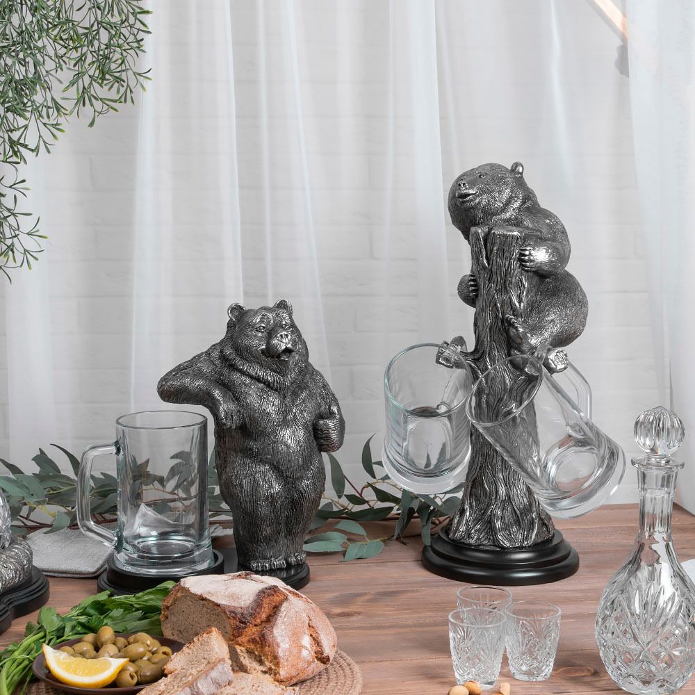 Набор бокалов для пива Медведь Барлей 4