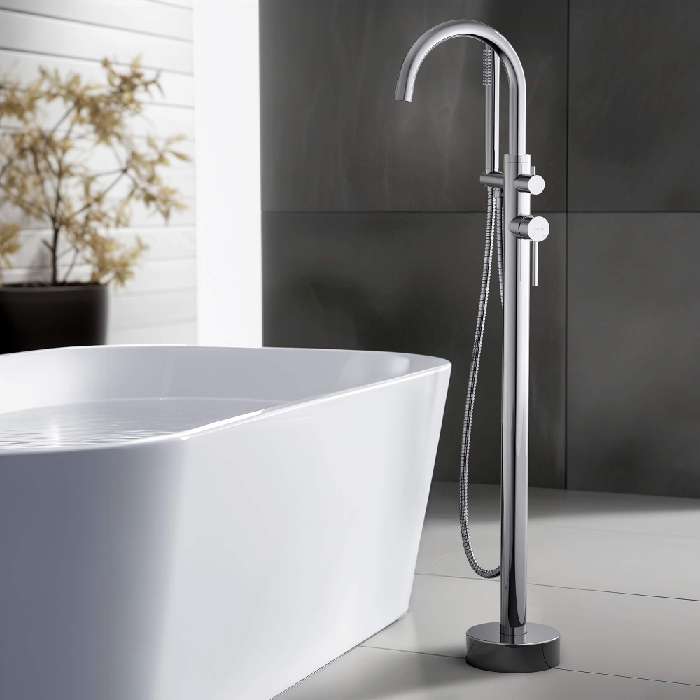 Смеситель для ванны напольный AQUATEK AQ1345CR ЕВРОПА