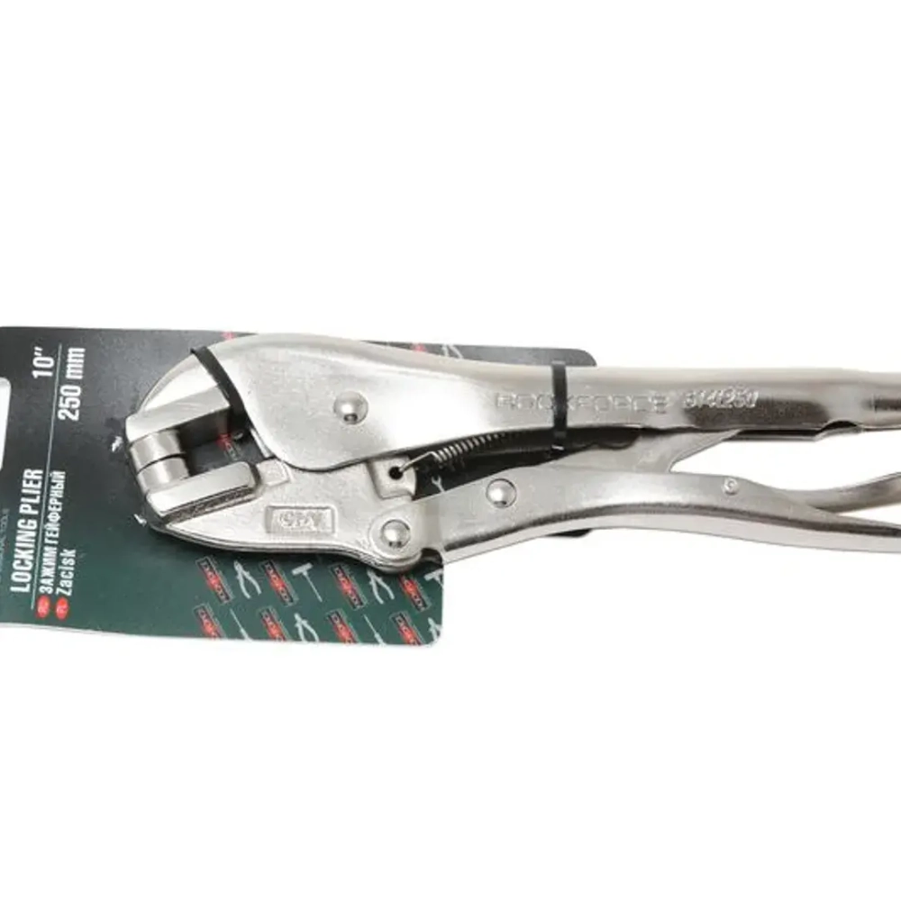 Зажим гейферный специальный с ''точечный''10''-250мм RockForce##Rock FORCE RF-614L250