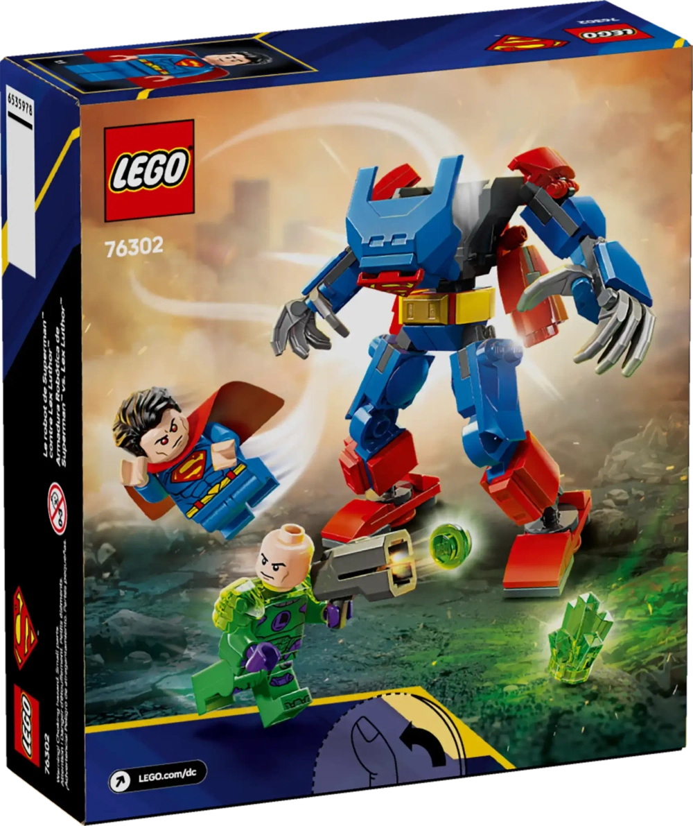 Конструктор LEGO DC 76302 Робот Супермен против Лекса Лютора